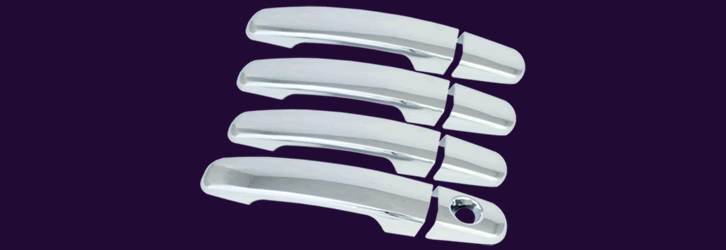 Chrome Door Handle Covers For 2016-2018 Chevy Malibu – With Smart Key Hole Slot