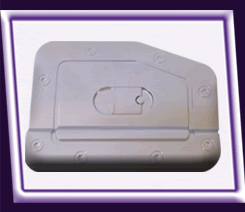 Fuel Door Cover Guards Chrome ABS